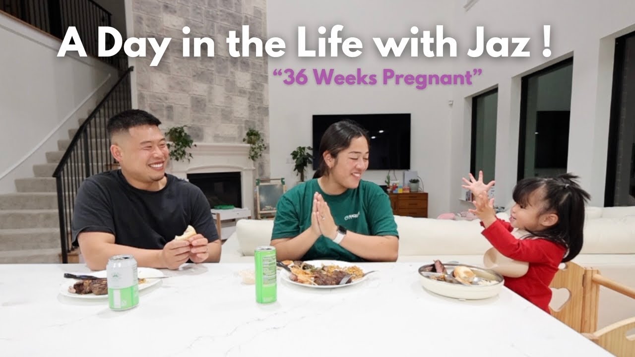 A day in the life with Jaz — the whole family at dinner